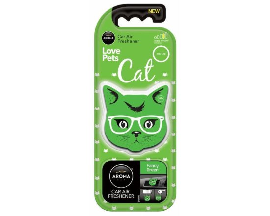 Osvěžovač AROMA CAR Cat fancy green