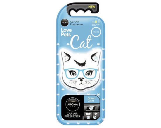 Osvěžovač AROMA CAR Cat ocean calm 