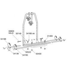 Thule 34198 - pásek k nosiči 9105/9106