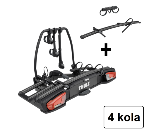 Thule VeloSpace 3 (9033) + adaptér 90311 pro 4 kola