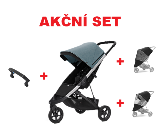 Thule Spring Aluminium Teal Melange 2020 - Akční set